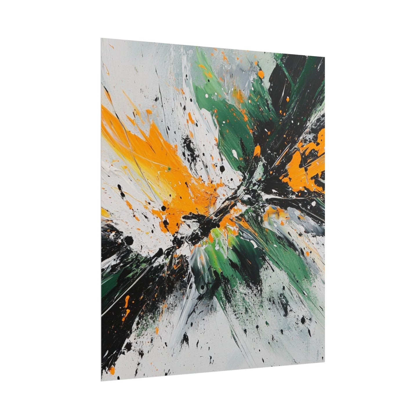 Explosive Energy - Dynamic Abstract Art Print