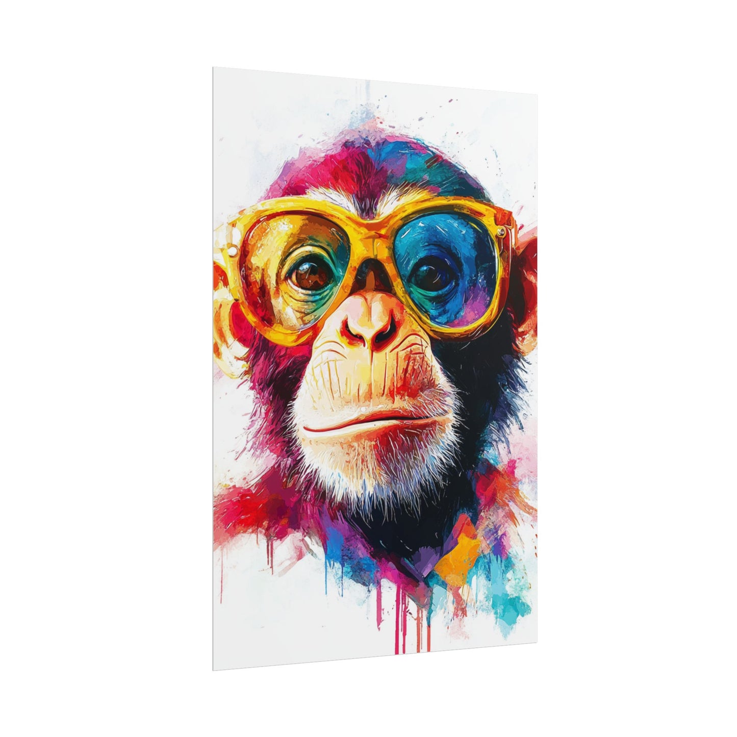 Cool Chimp - Abstract Art with a Splash of Colour