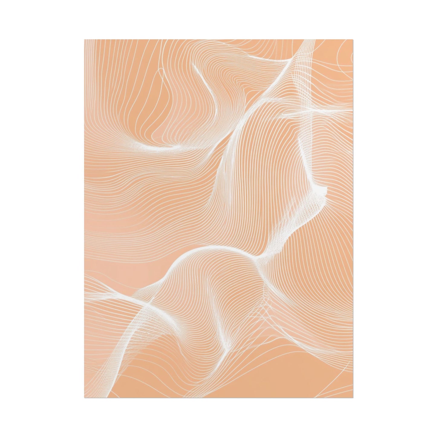 Ethereal Waves - Minimalist Abstract Art Print