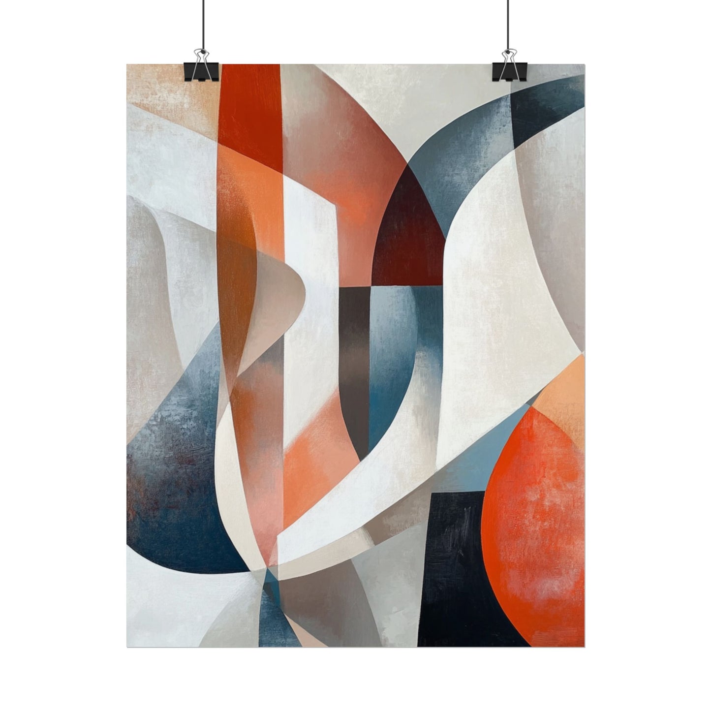 Geometric Harmony - Abstract Art Print