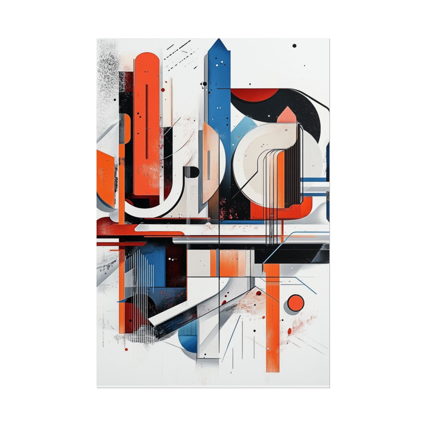 Urban Symphony - Geometric Abstract Art Print