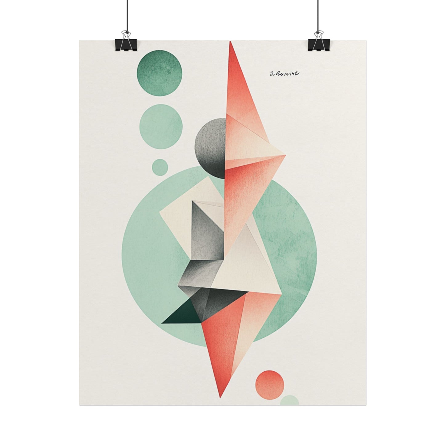 Symmetry in Motion - Geometric Abstract Art Print