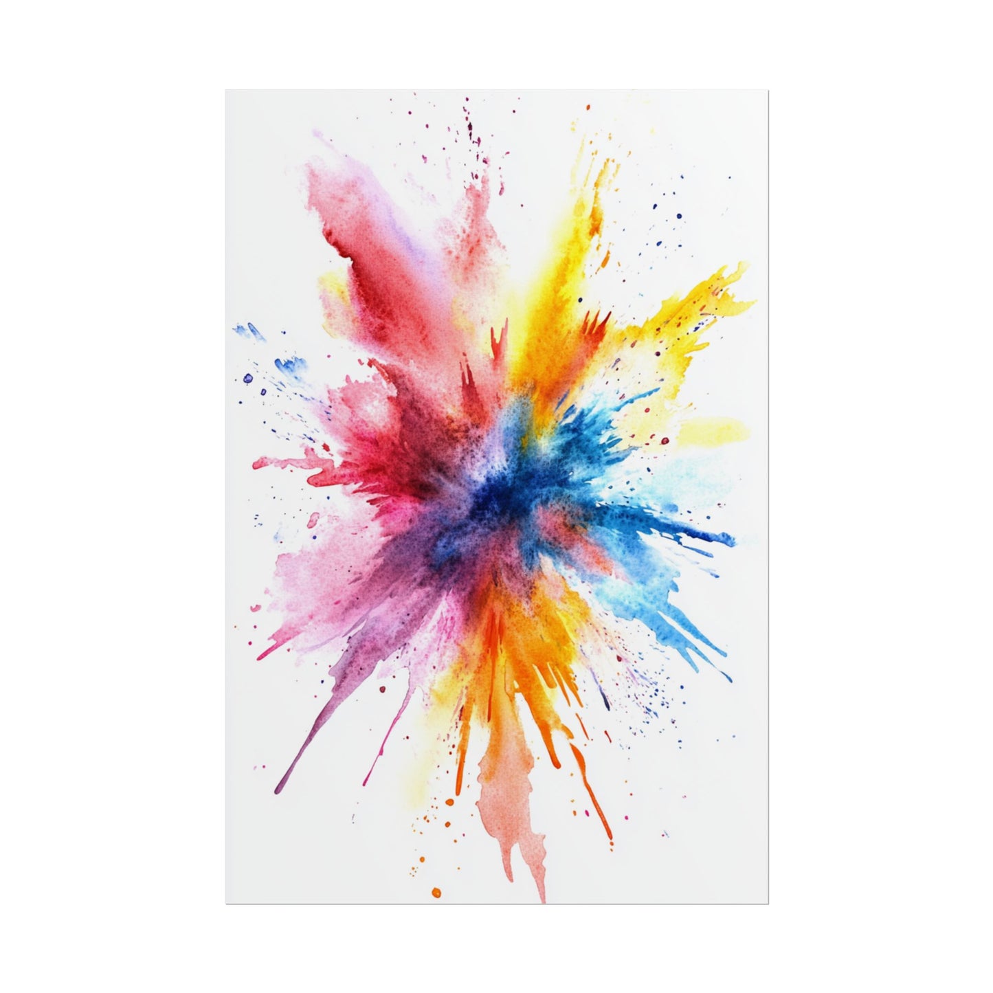 Explosion of Colour - Vibrant Abstract Burst Art