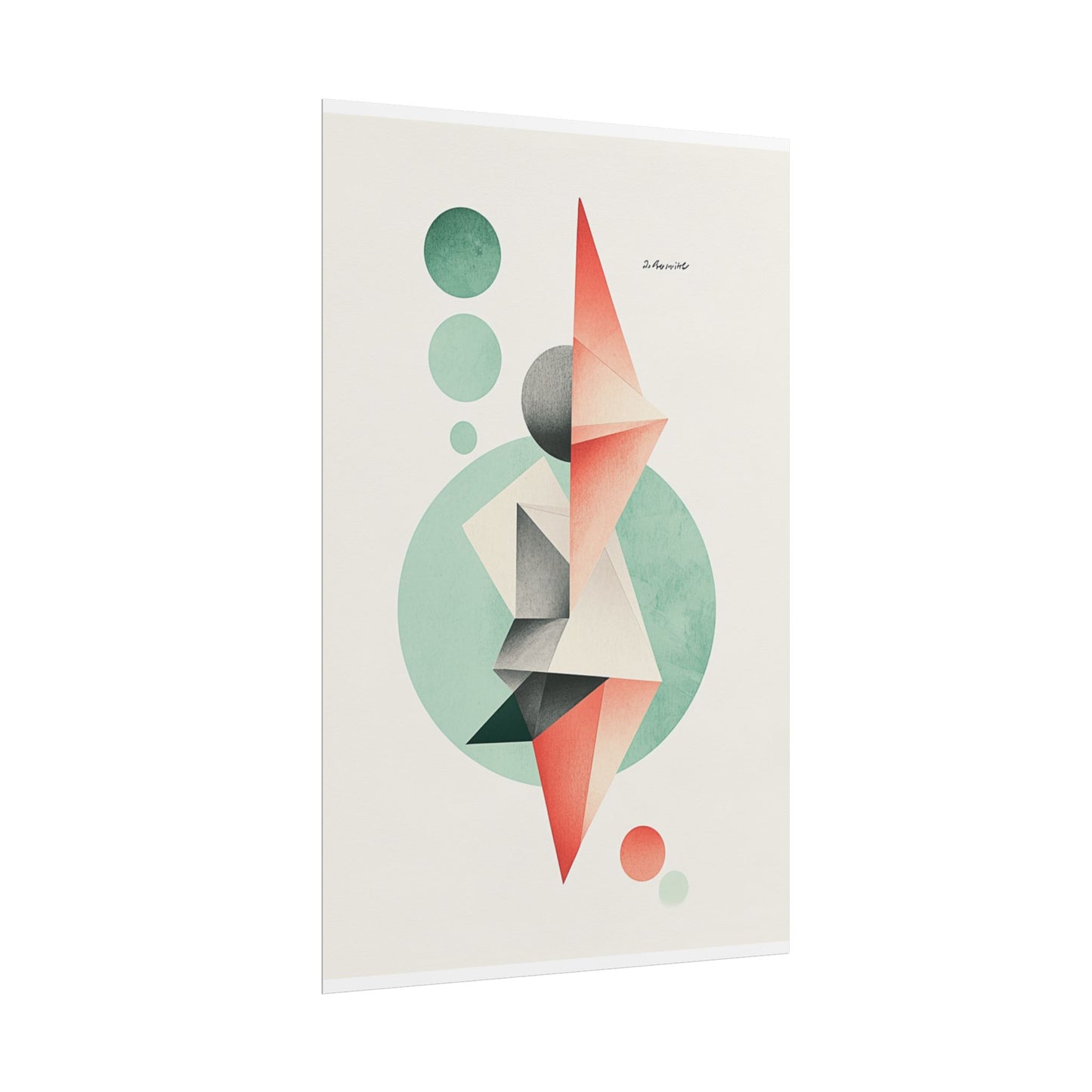 Symmetry in Motion - Geometric Abstract Art Print