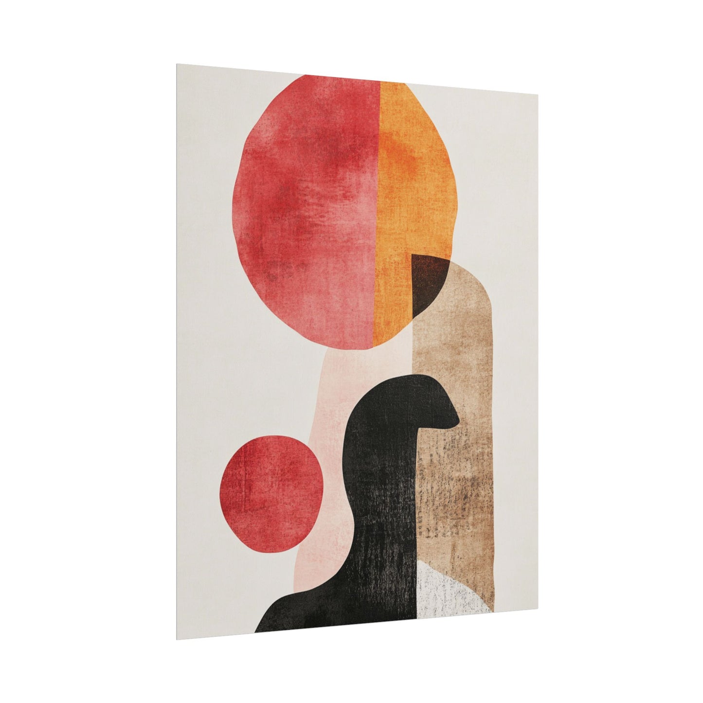 Harmony in Form - Abstract Geometric Art Print