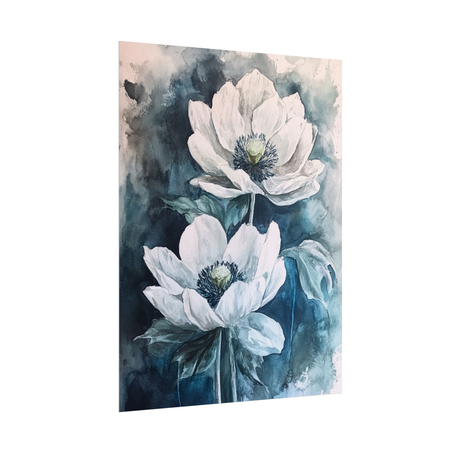 Ethereal Blooms - Abstract Floral Art in Soft Tones