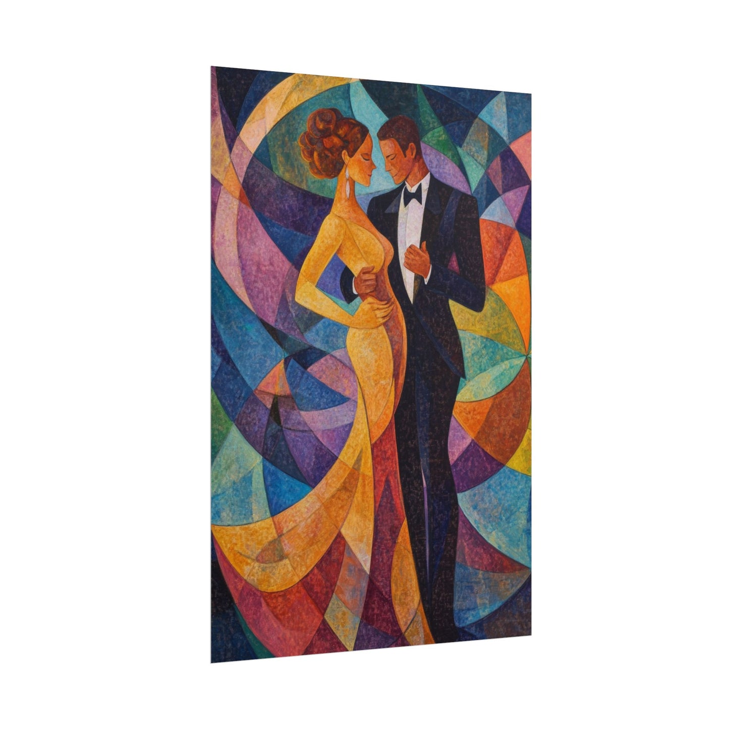 Elegant Dance - Abstract Romantic Art Print