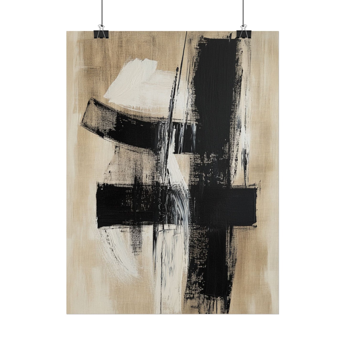 Muted Elegance - Minimalist Abstract Art Print