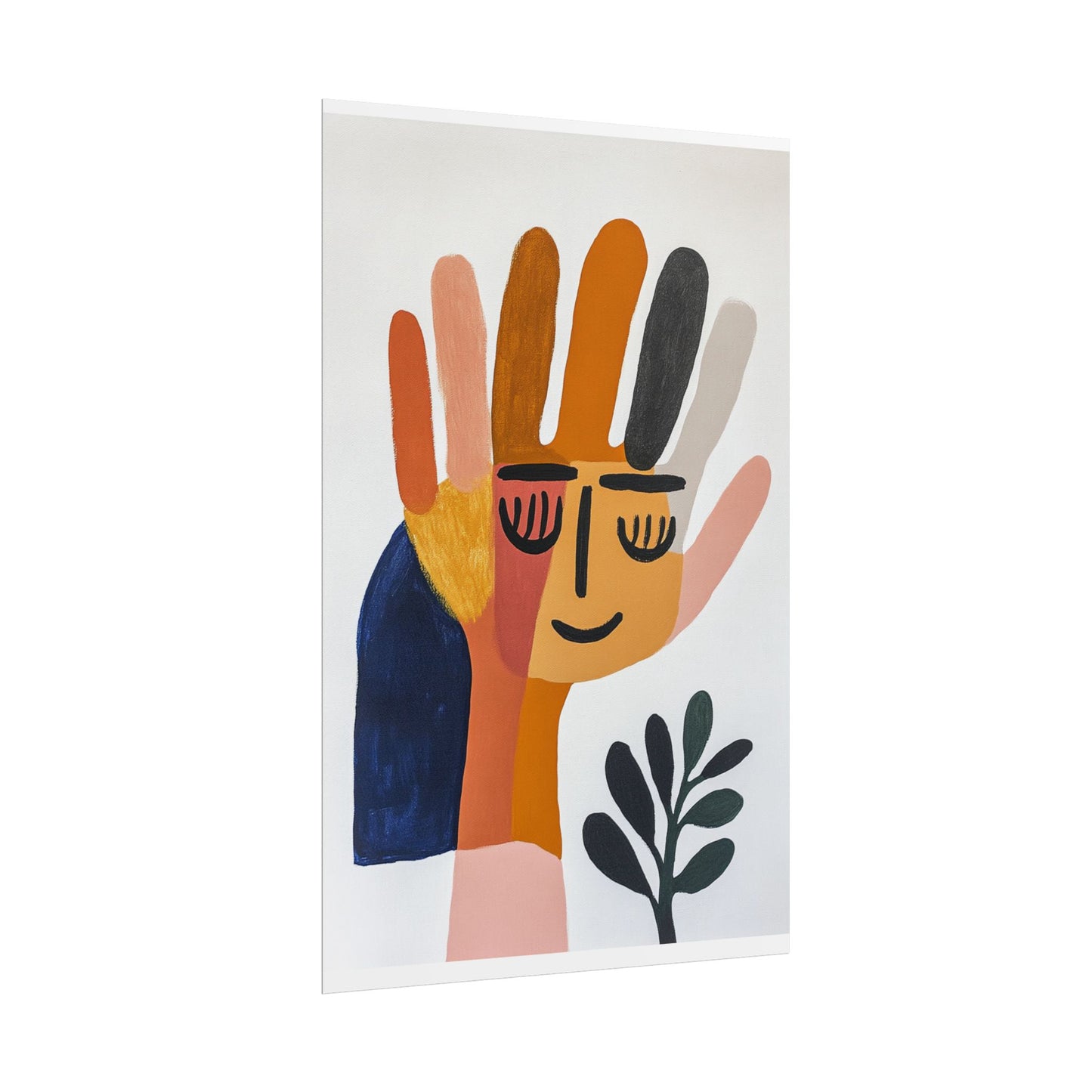 Joyful Hand - Playful Abstract Art Print