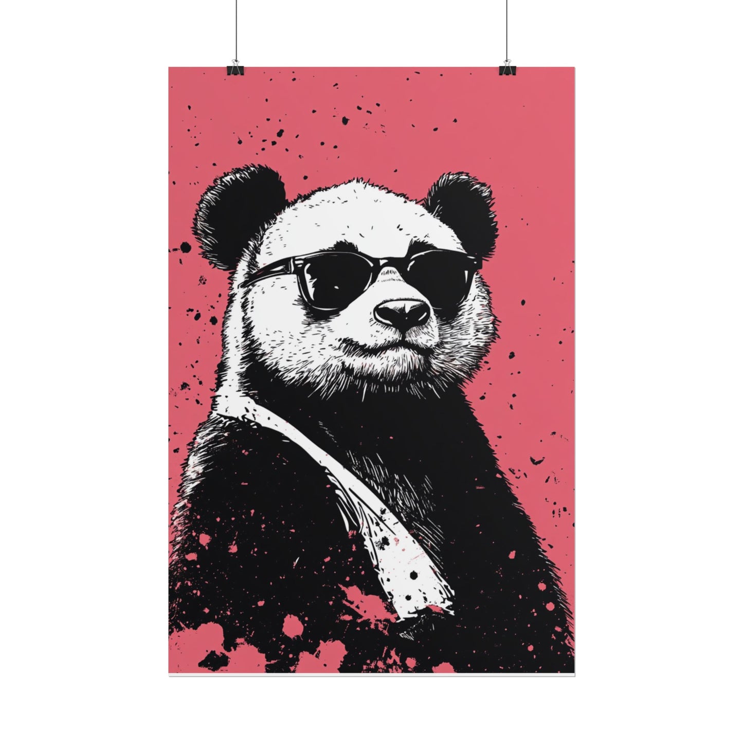 Cool Panda - Street Style Abstract Art Print