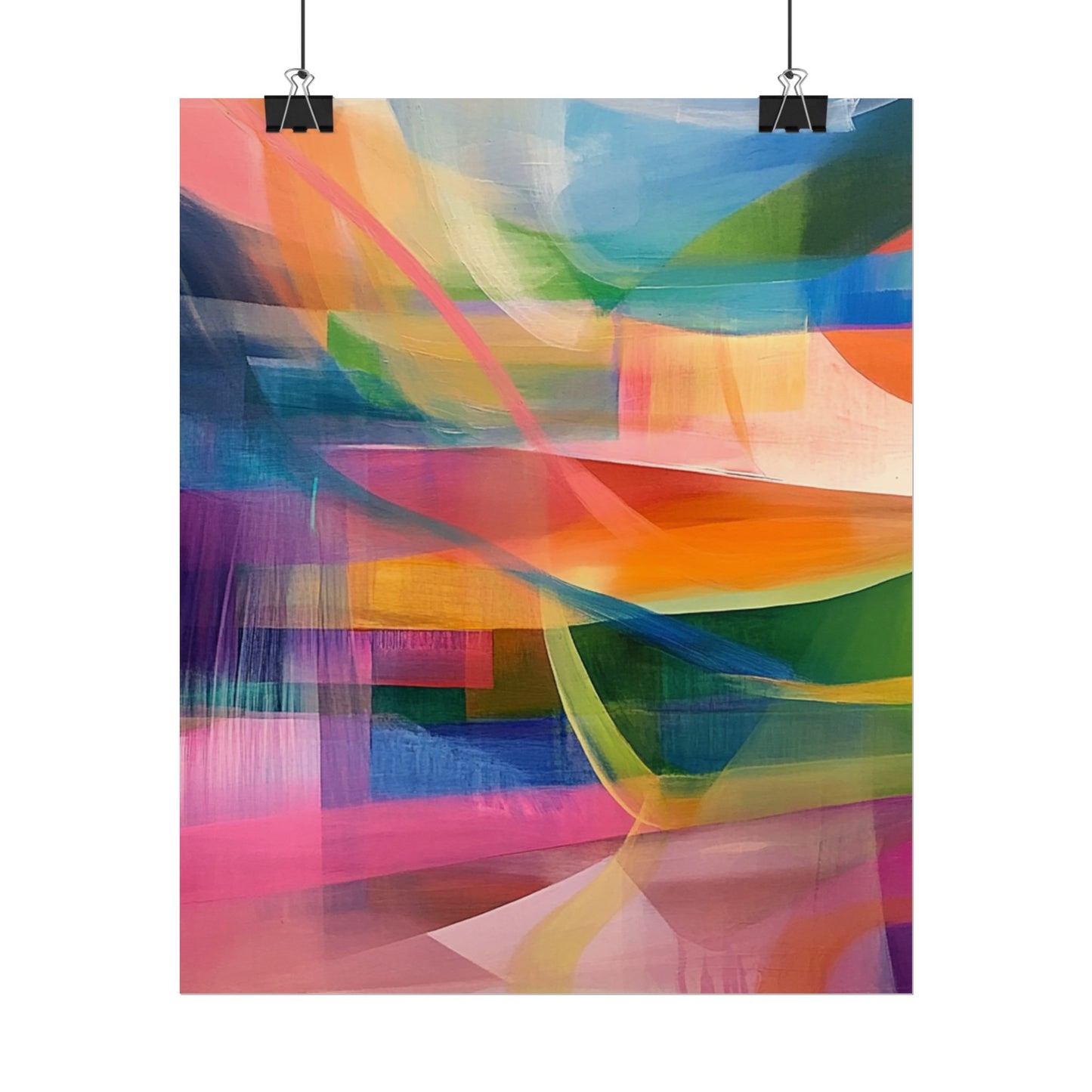 Vibrant Abstract Harmony - Art Print