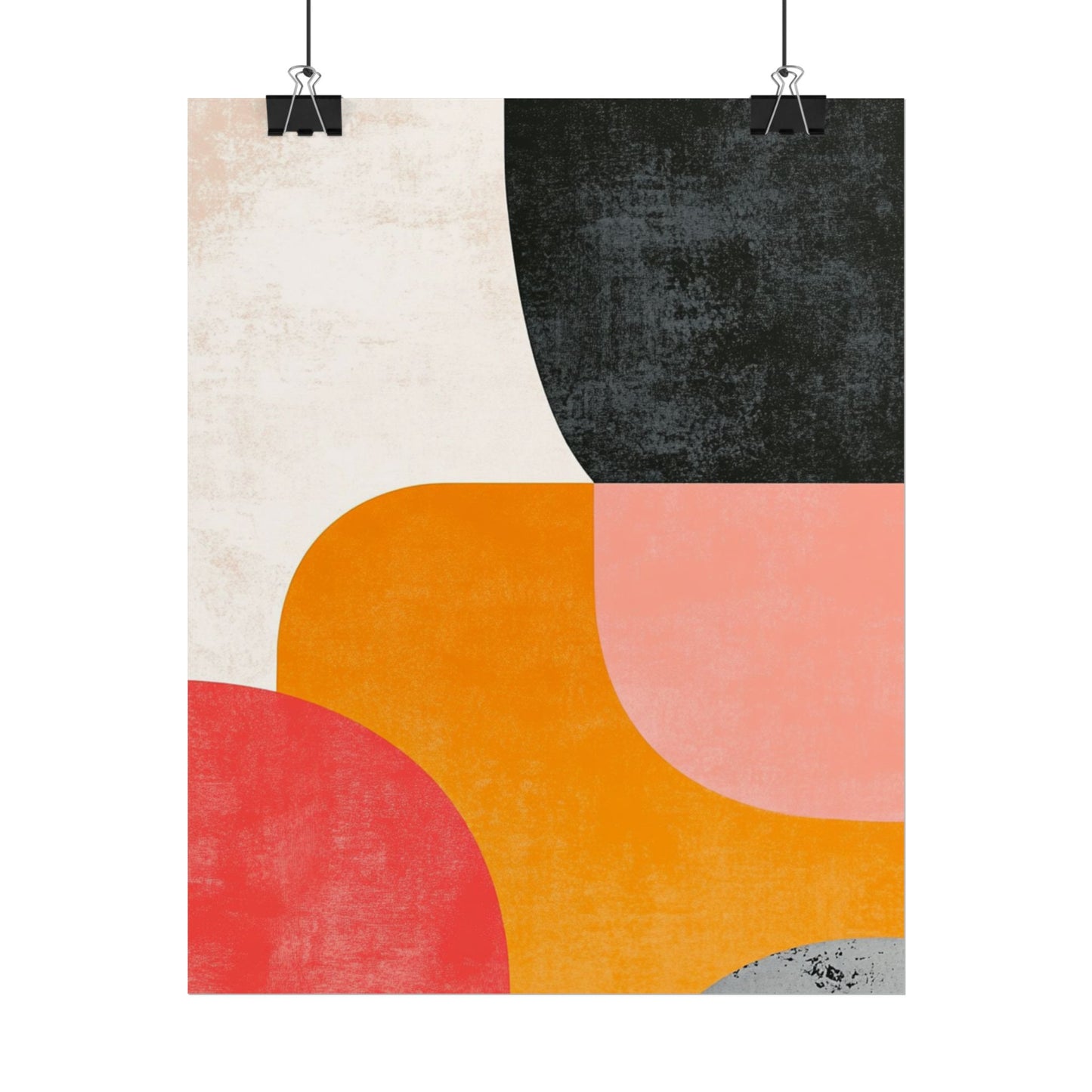 Retro Blocks - Mid-Century Modern Abstract Art Print