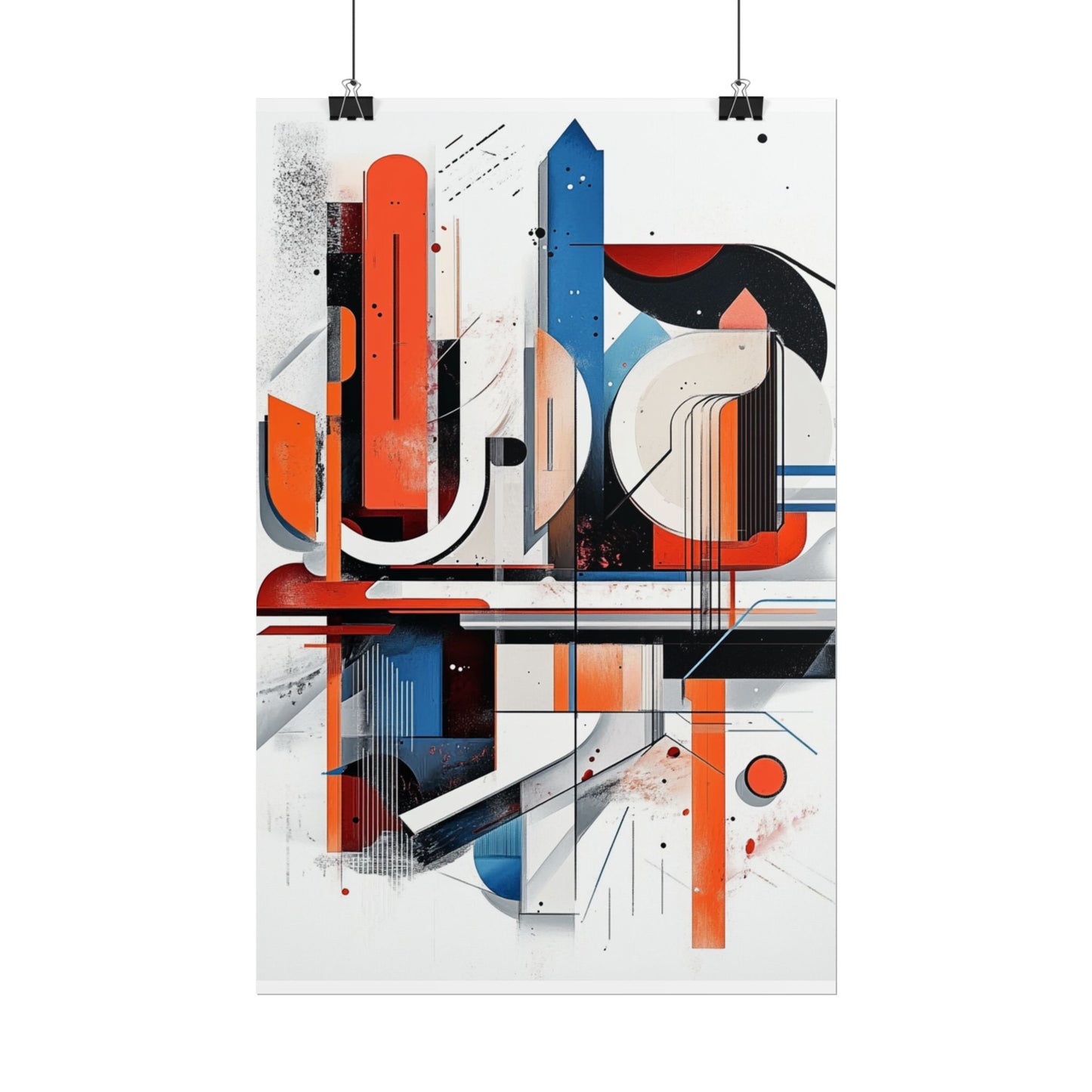 Urban Symphony - Geometric Abstract Art Print