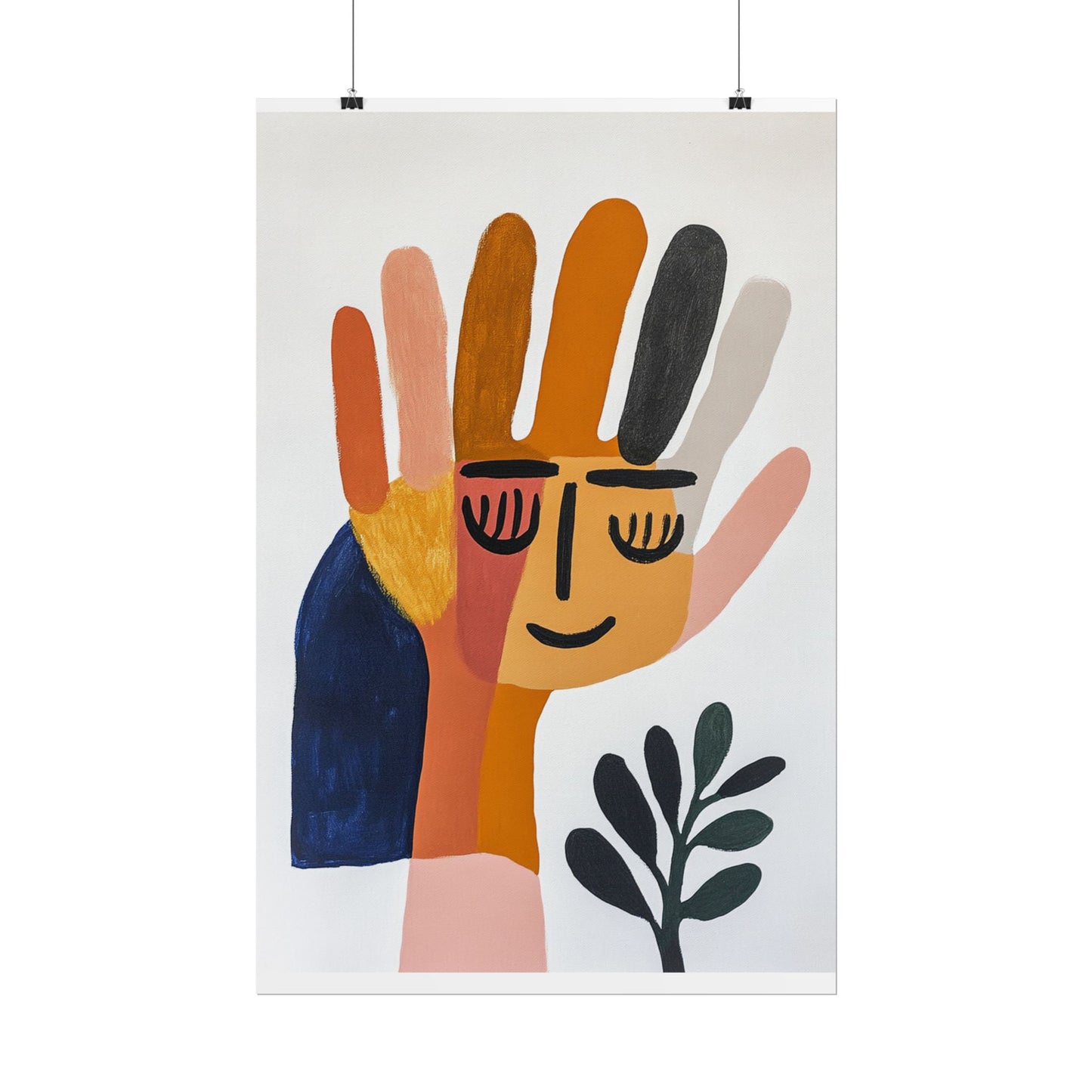 Joyful Hand - Playful Abstract Art Print