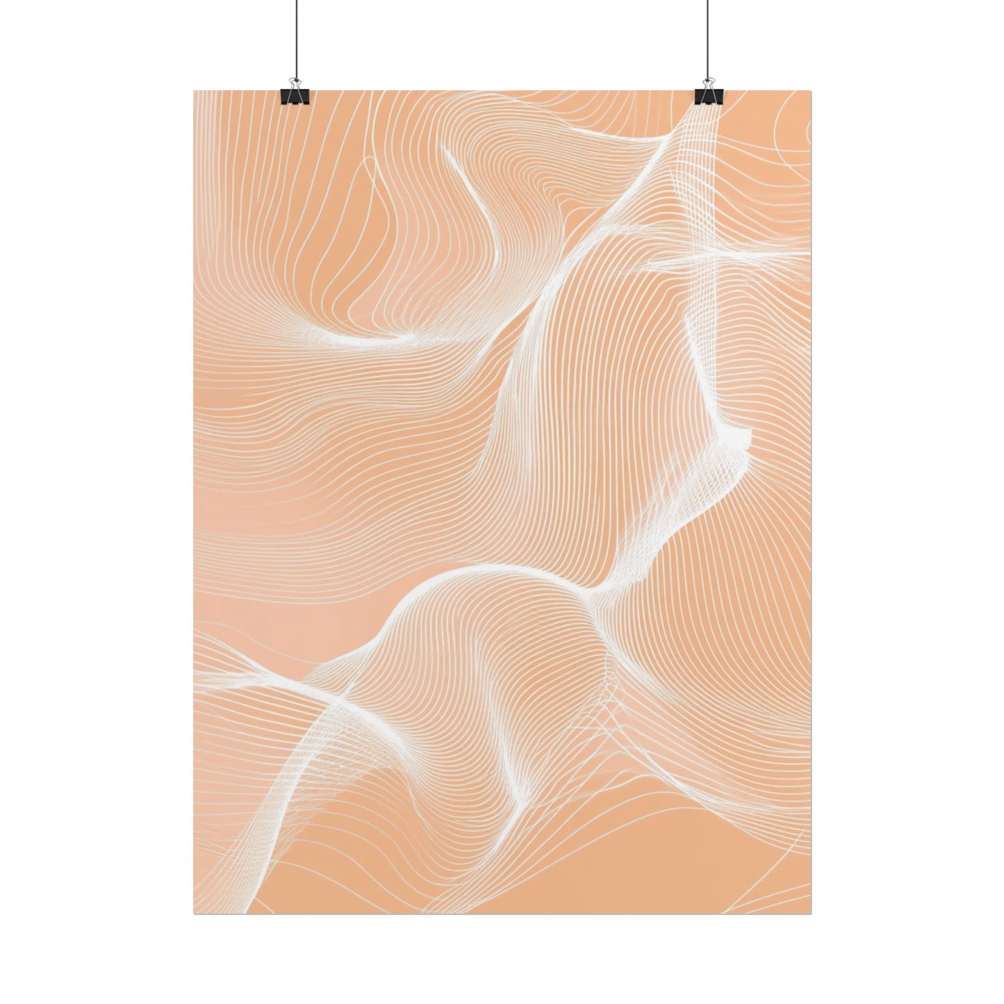 Ethereal Waves - Minimalist Abstract Art Print