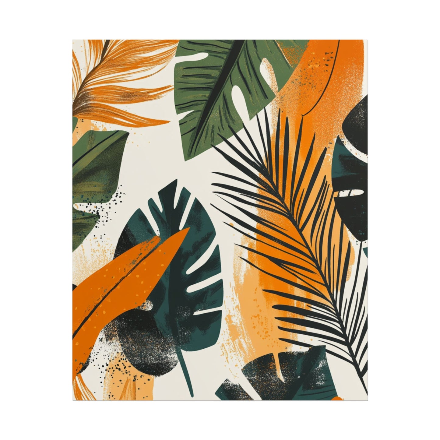 Tropical Fusion - Abstract Botanical Art Print