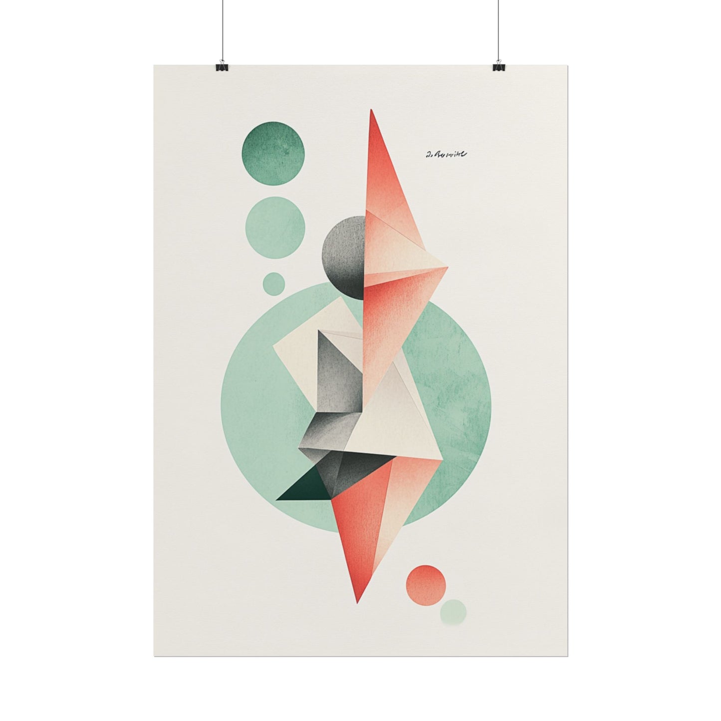 Symmetry in Motion - Geometric Abstract Art Print