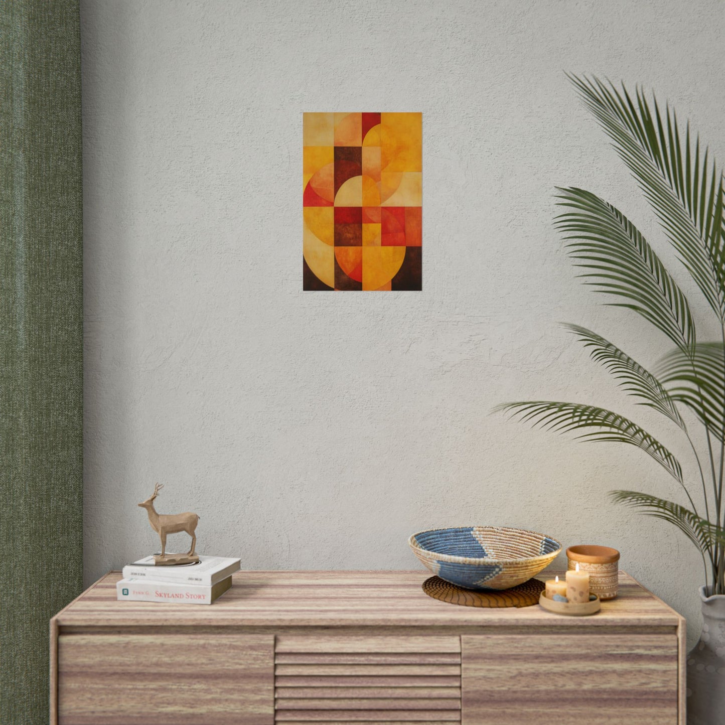 Radiant Harmony - Abstract Geometric Art Print