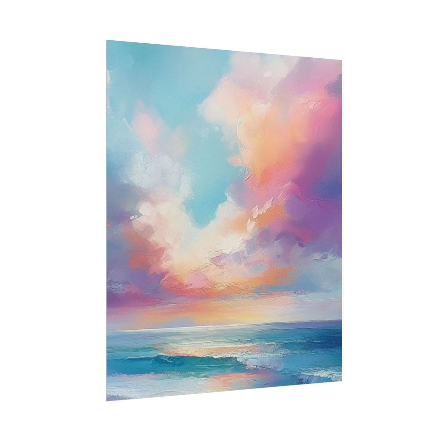 Serenity in Colour - Abstract Sky and Sea Landscape