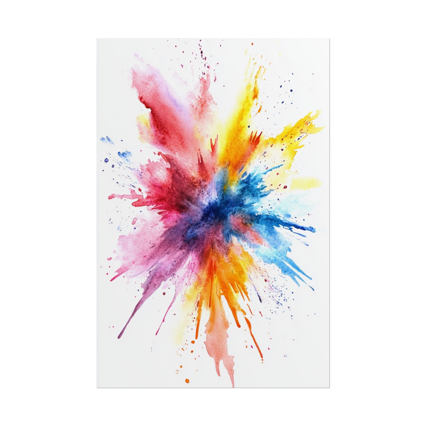 Explosion of Colour - Vibrant Abstract Burst Art