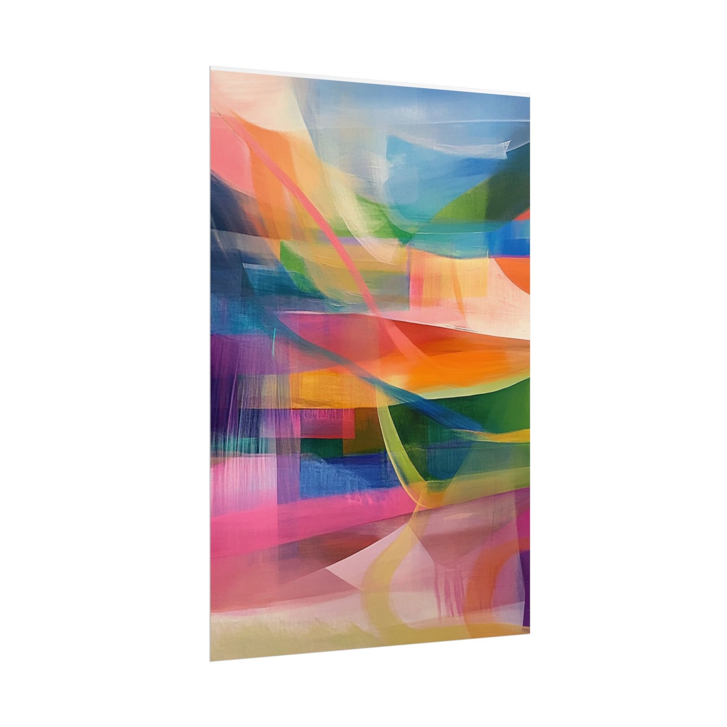 Vibrant Abstract Harmony - Art Print