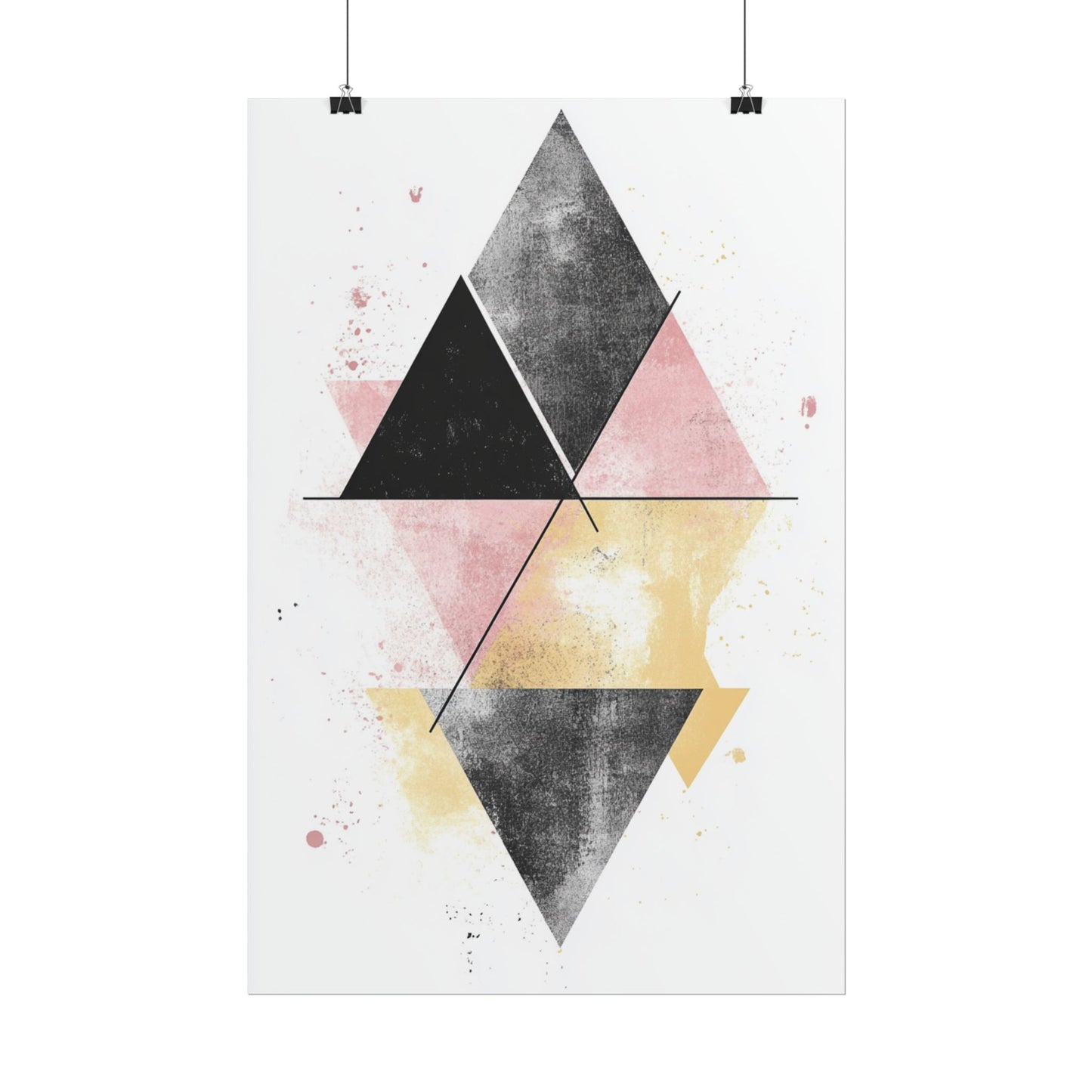 Geometric Symmetry - Abstract Art Print