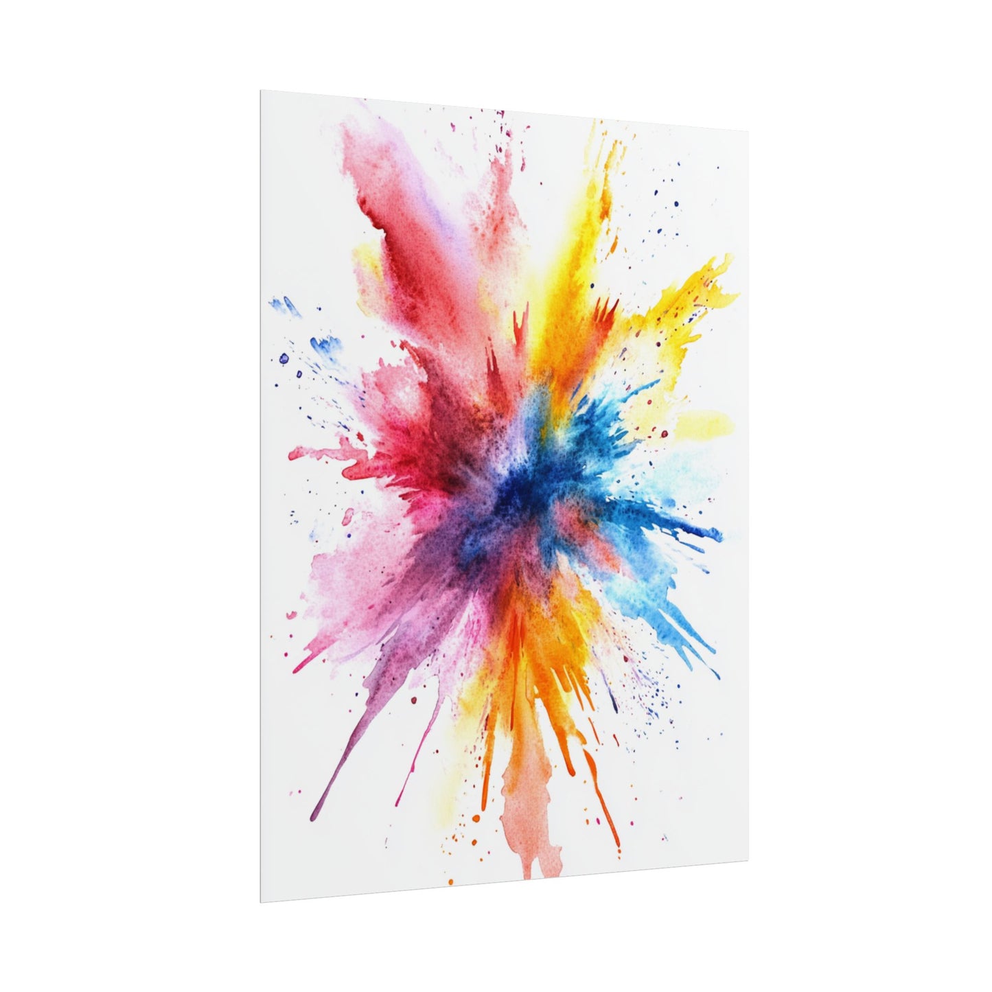 Explosion of Colour - Vibrant Abstract Burst Art