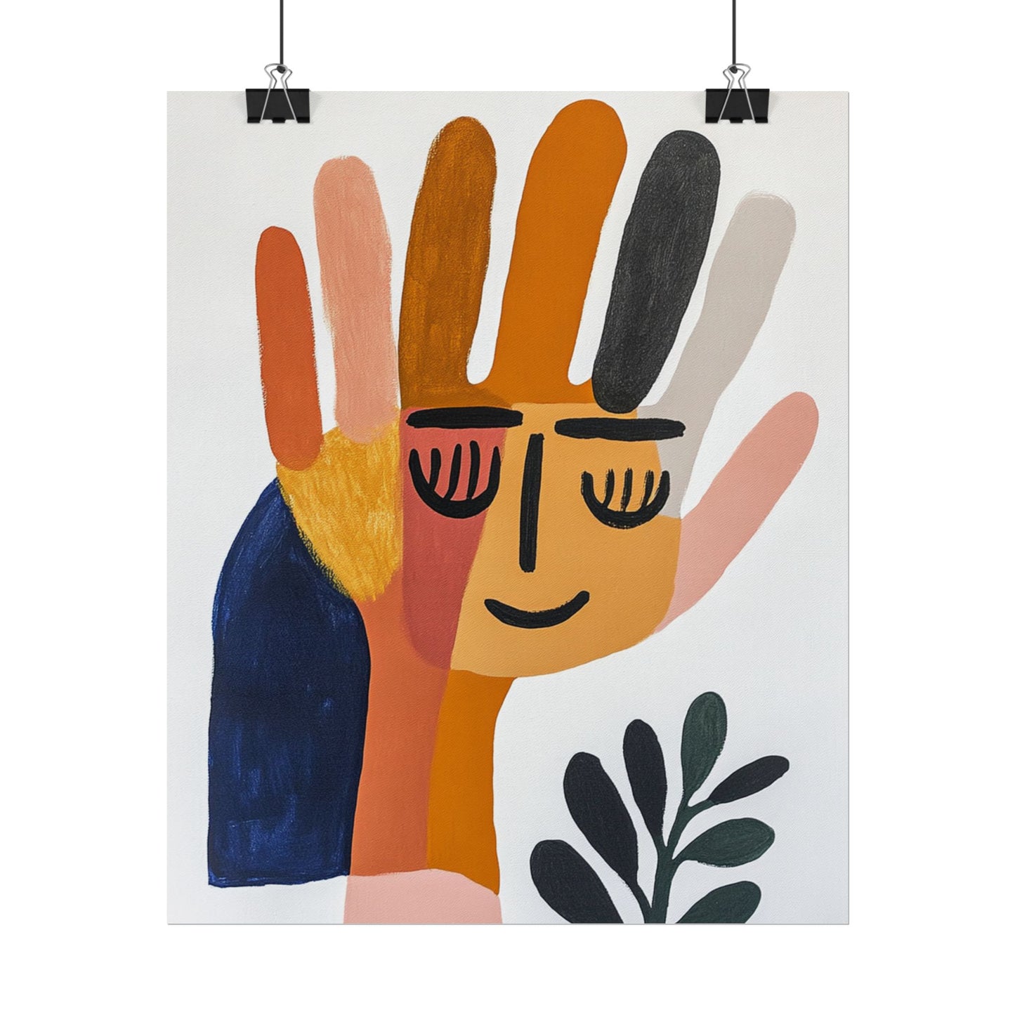 Joyful Hand - Playful Abstract Art Print