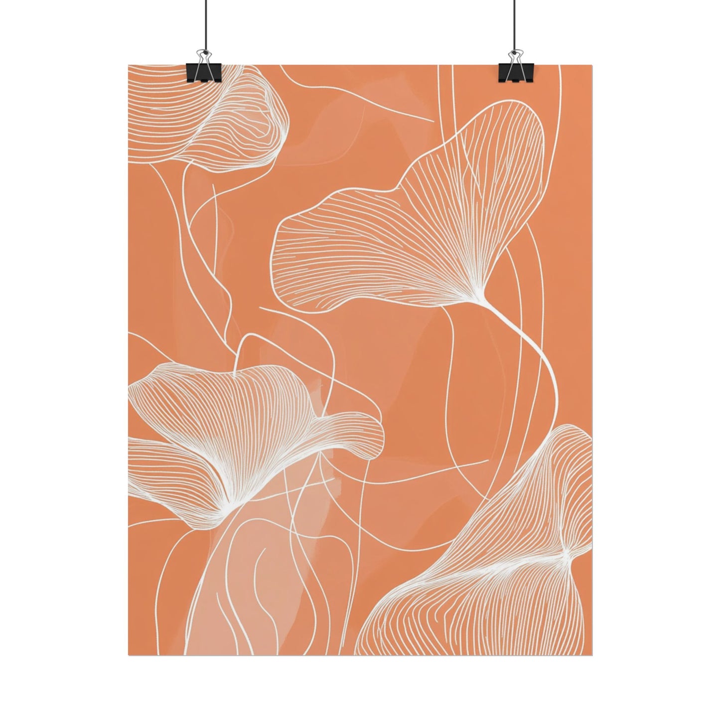 Serene Petals - Modern Abstract Art Print