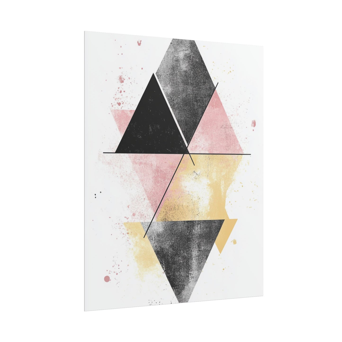 Geometric Symmetry - Abstract Art Print