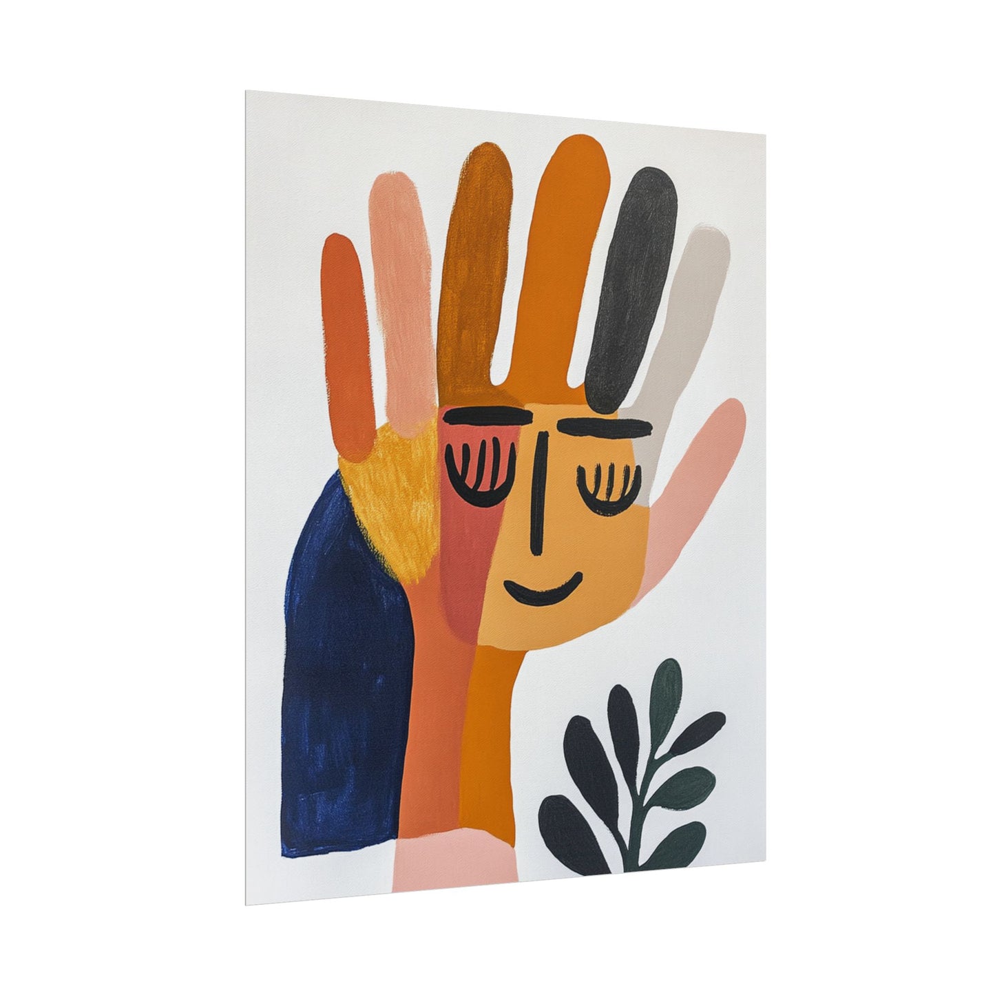 Joyful Hand - Playful Abstract Art Print