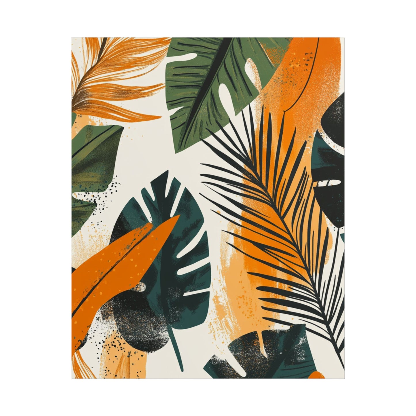 Tropical Fusion - Abstract Botanical Art Print