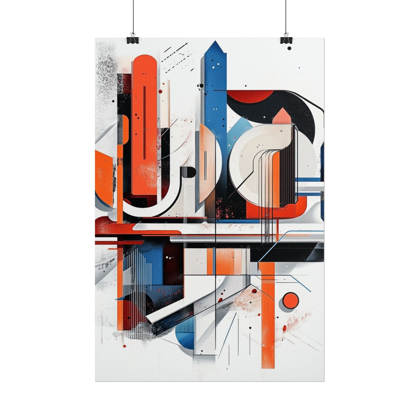 Urban Symphony - Geometric Abstract Art Print