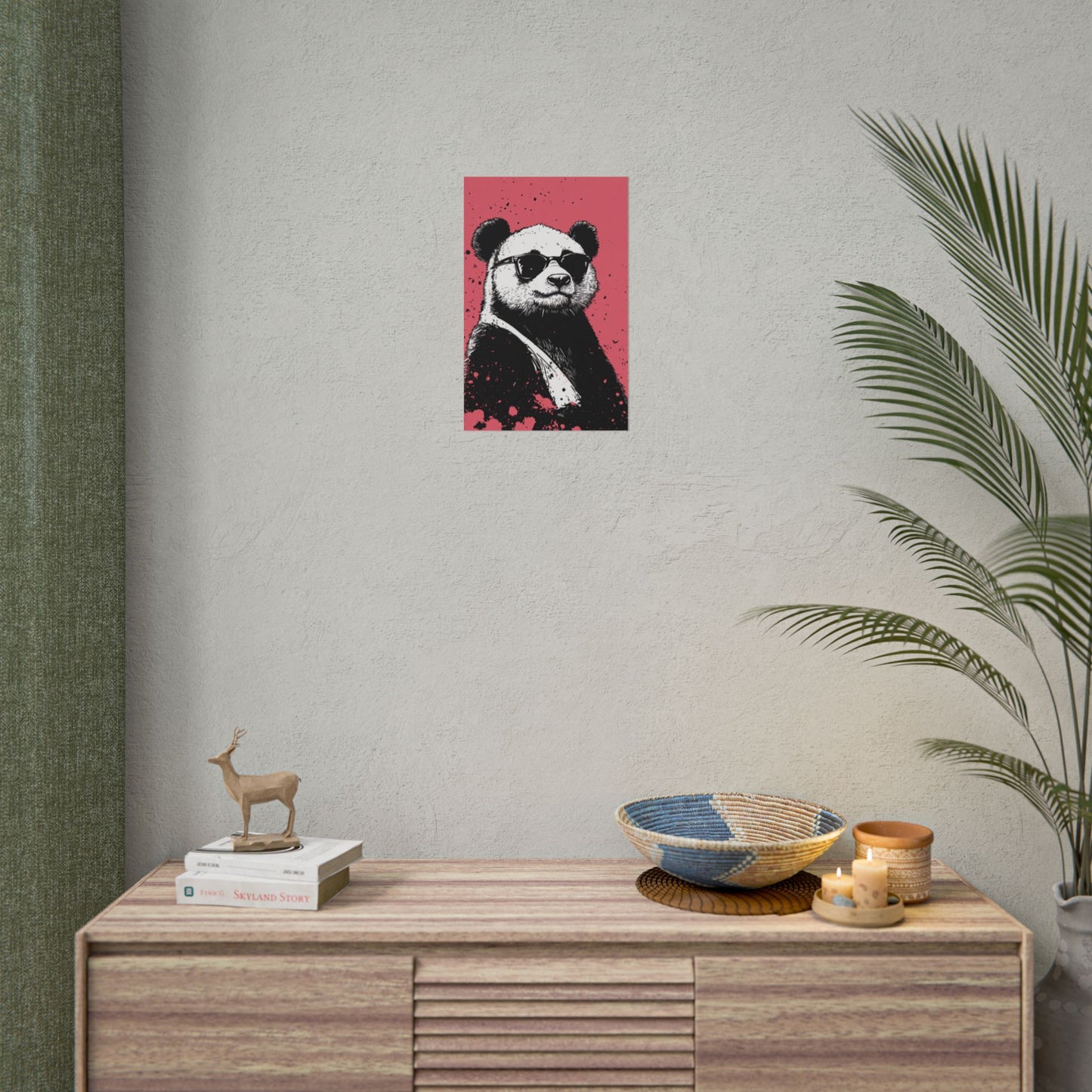 Cool Panda - Street Style Abstract Art Print