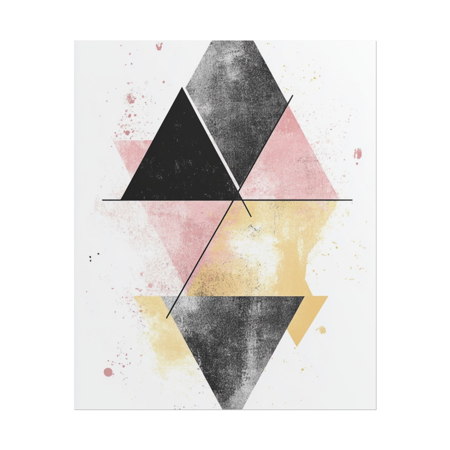 Geometric Symmetry - Abstract Art Print