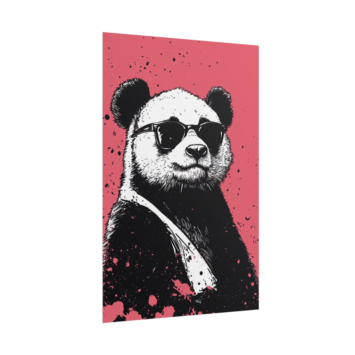 Cool Panda - Street Style Abstract Art Print