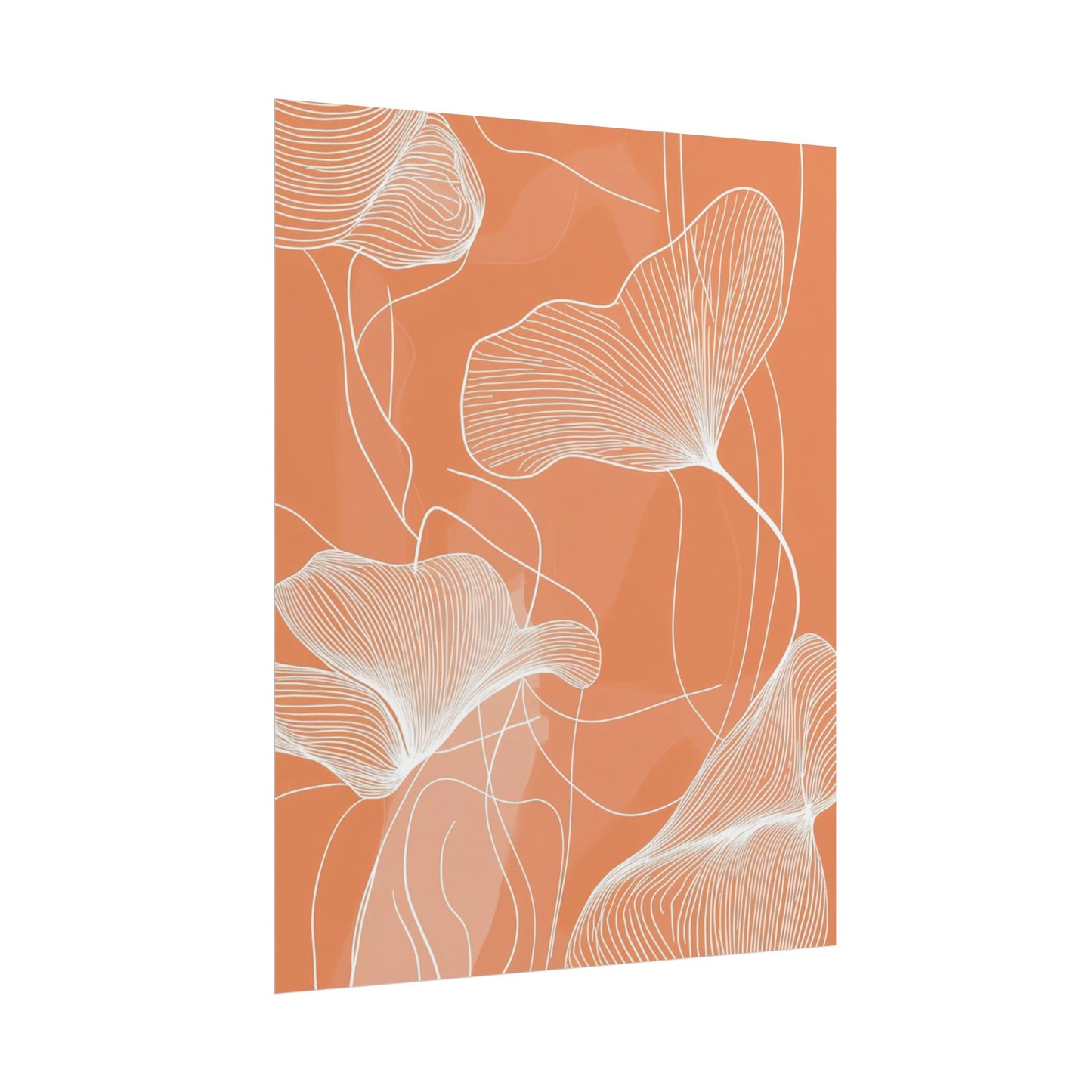 Serene Petals - Modern Abstract Art Print