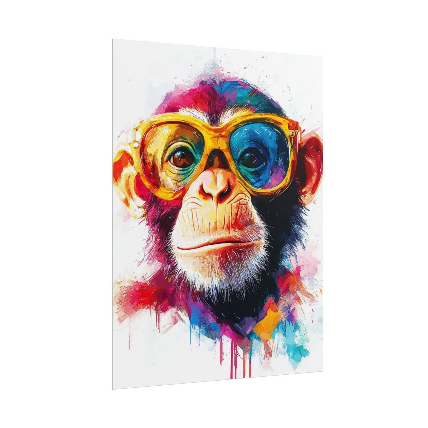 Cool Chimp - Abstract Art with a Splash of Colour