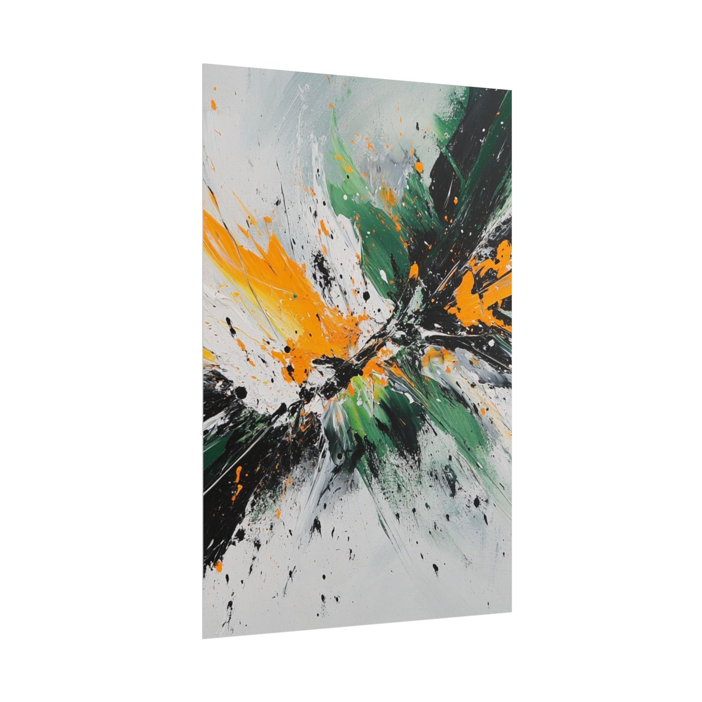 Explosive Energy - Dynamic Abstract Art Print