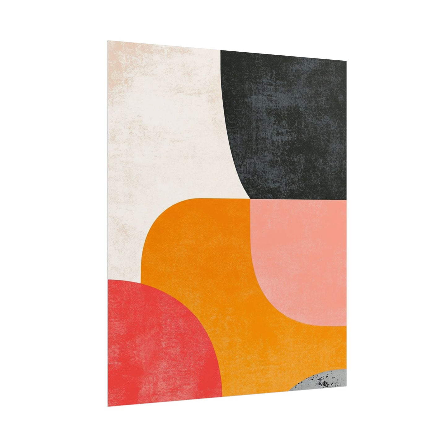 Retro Blocks - Mid-Century Modern Abstract Art Print