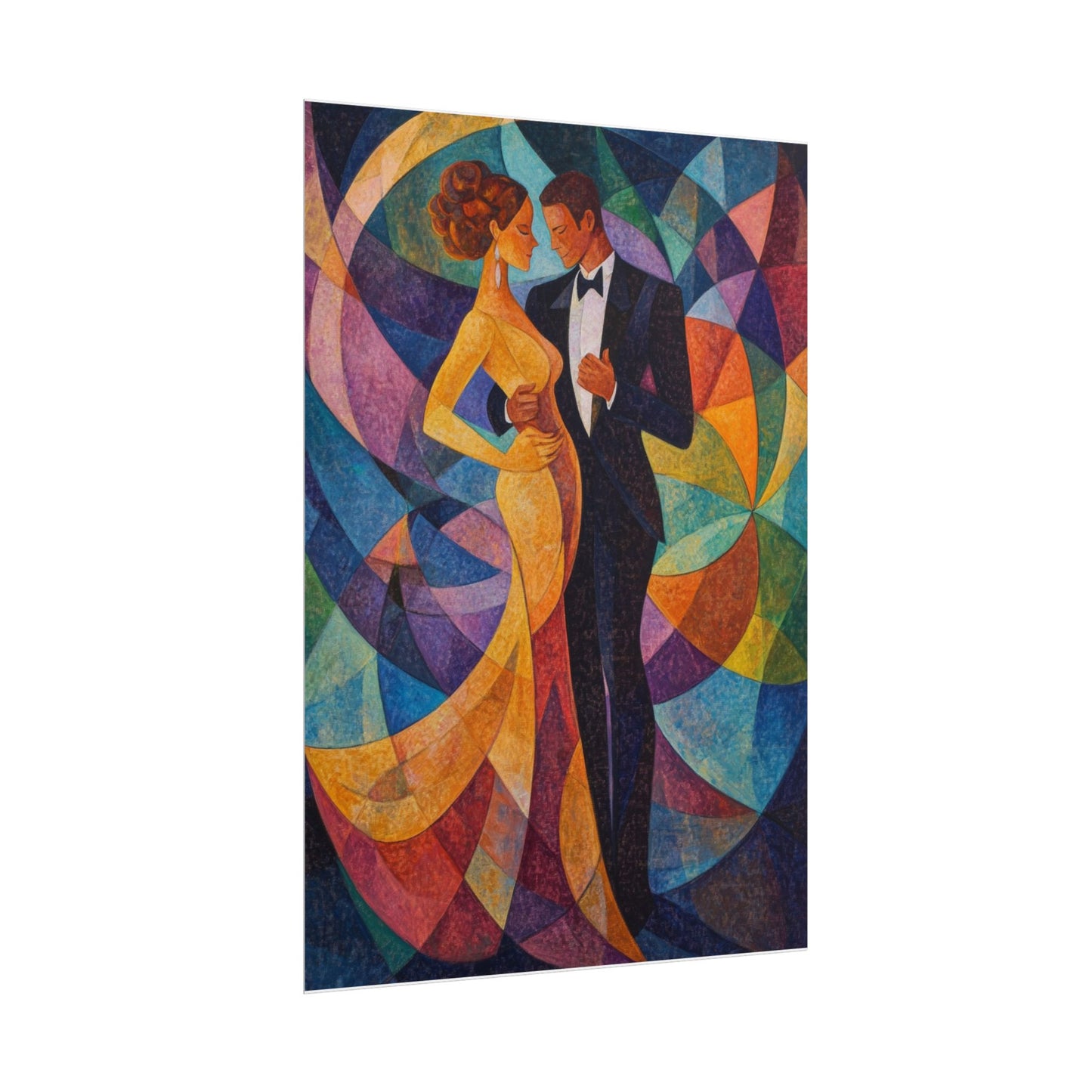 Elegant Dance - Abstract Romantic Art Print