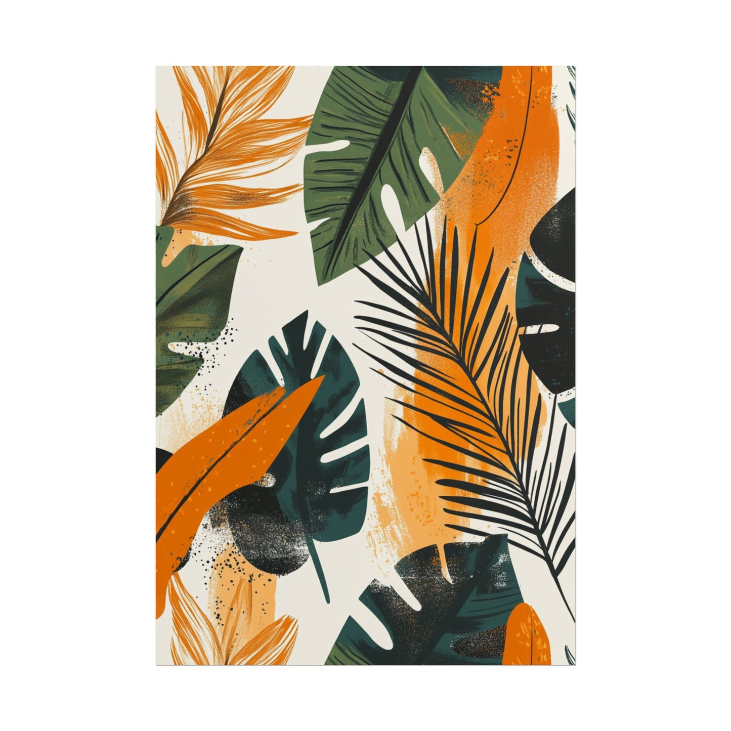 Tropical Fusion - Abstract Botanical Art Print