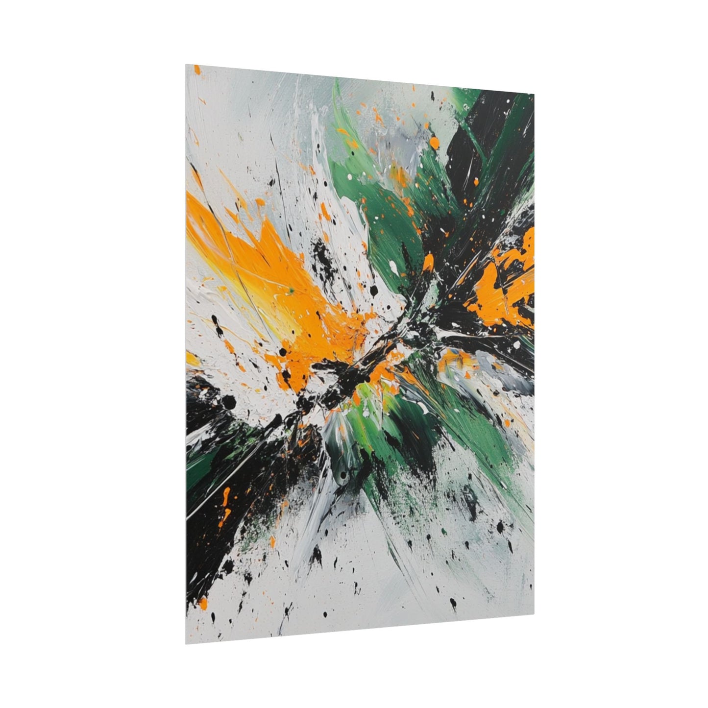 Explosive Energy - Dynamic Abstract Art Print