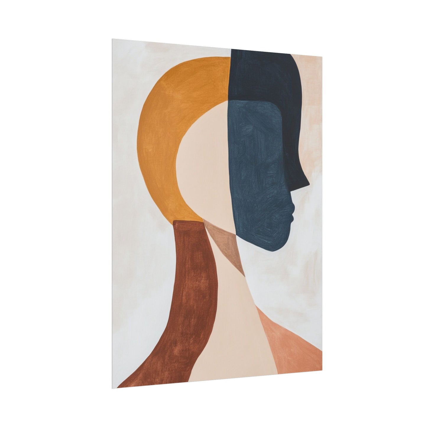 Dual Perspectives - Abstract Silhouette Art Print