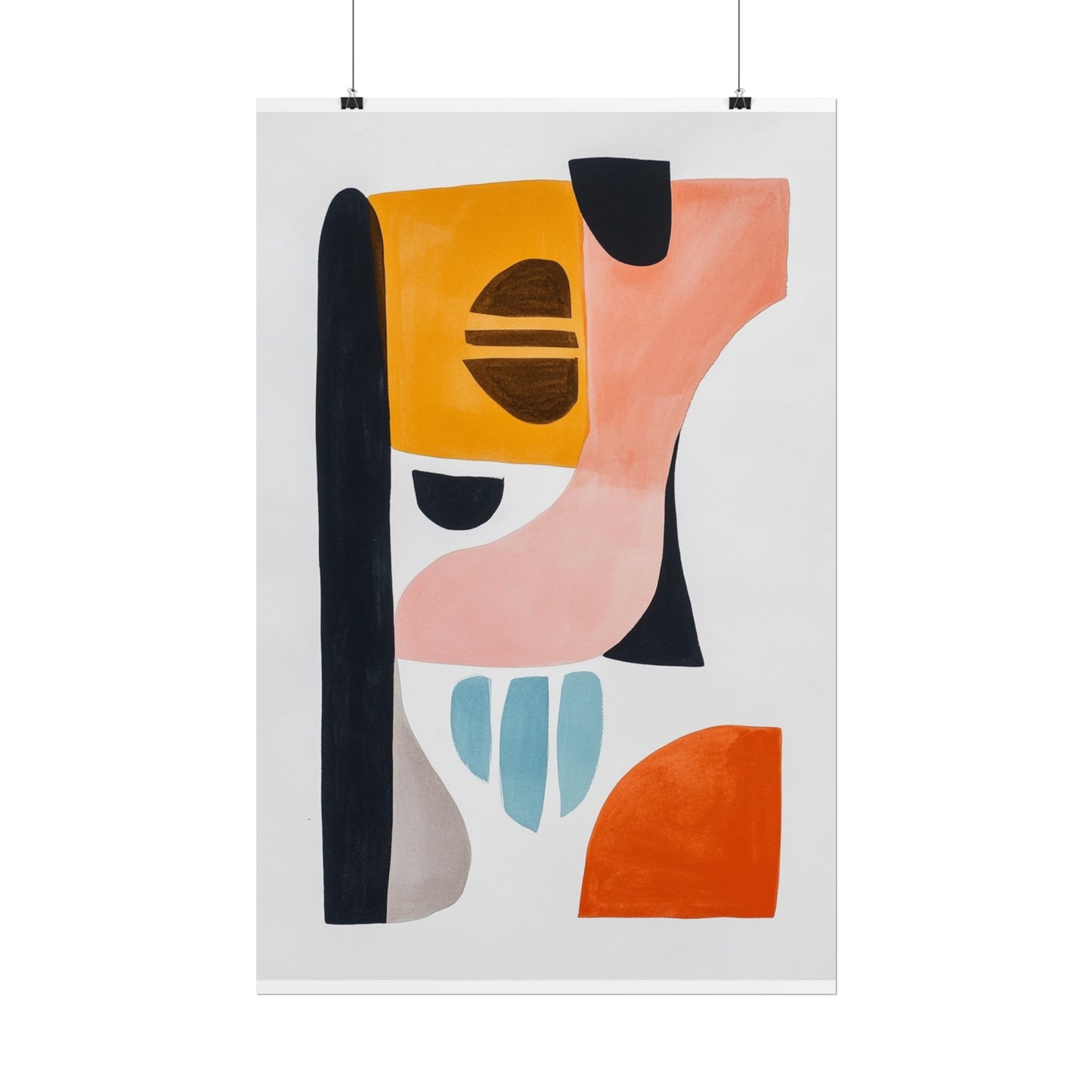 Geometric Harmony - Abstract Modern Art Print