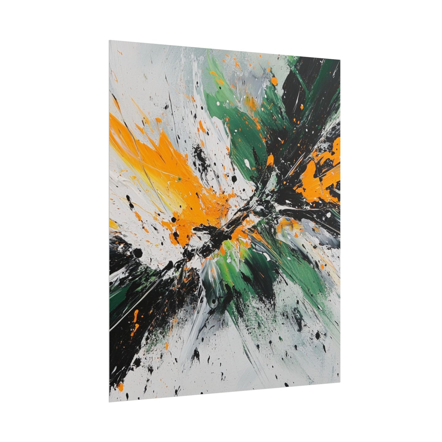 Explosive Energy - Dynamic Abstract Art Print