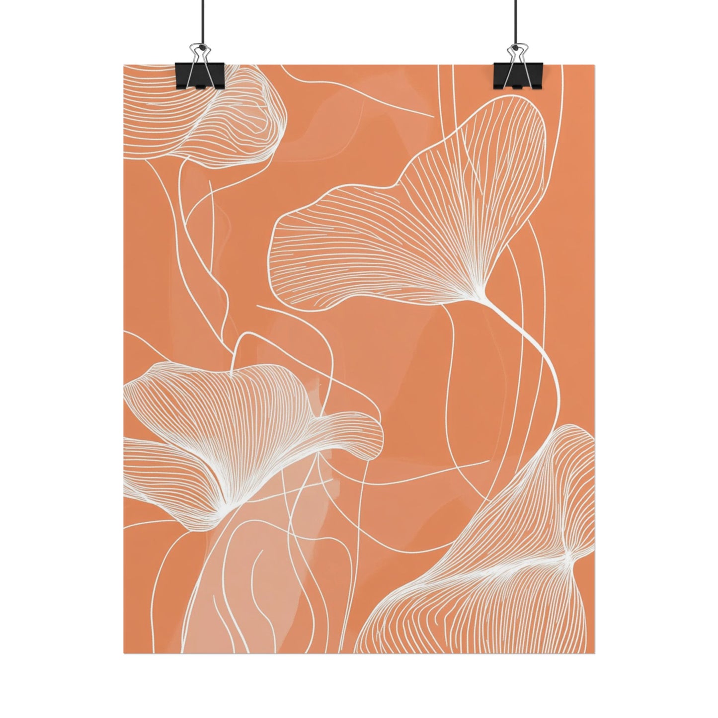 Serene Petals - Modern Abstract Art Print