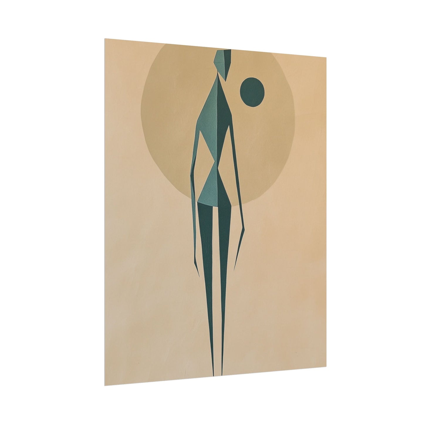 Abstract Solitude - Minimalist Figurative Art Print