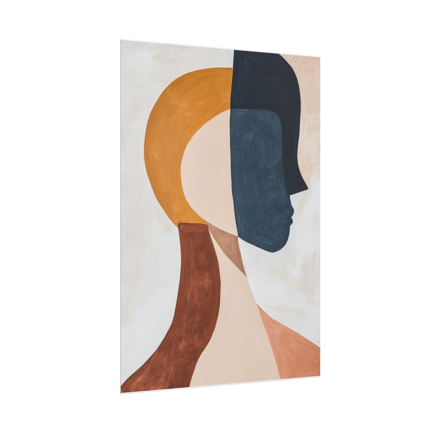 Dual Perspectives - Abstract Silhouette Art Print