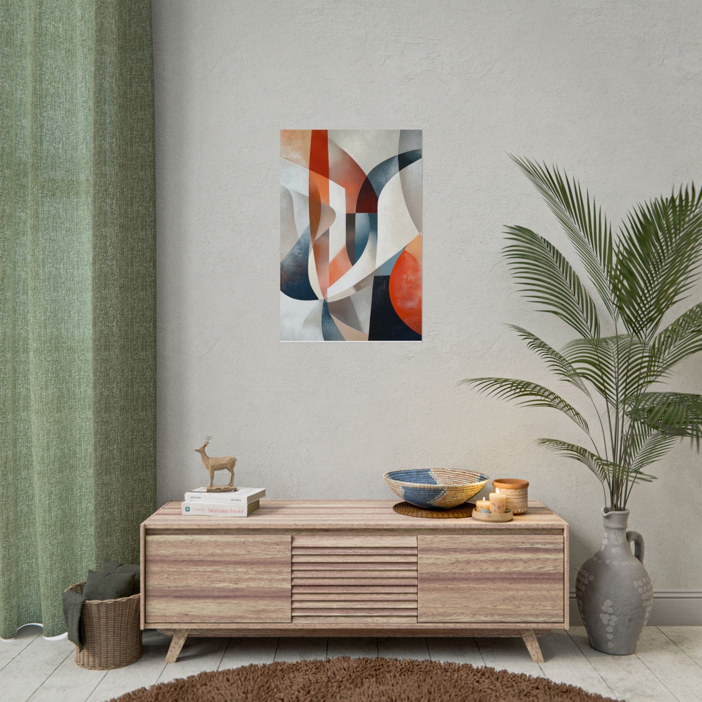 Geometric Harmony - Abstract Art Print